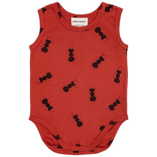 Se Bobo Choses Ant Mønstret Babybody Rød | Rød | 12 months ved Babyshop