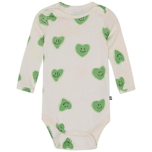 Se Molo GOTS Foss Babybody Hearts |  | 74 cm ved Babyshop