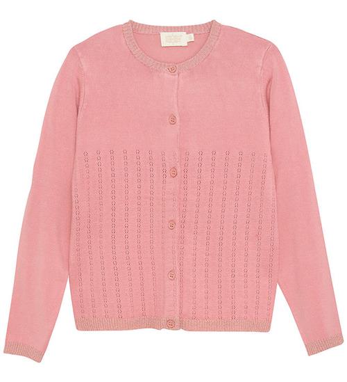 Se Creamie Creamie Cardigan - Pointelle - Brandied Apricot ved KidsWorld