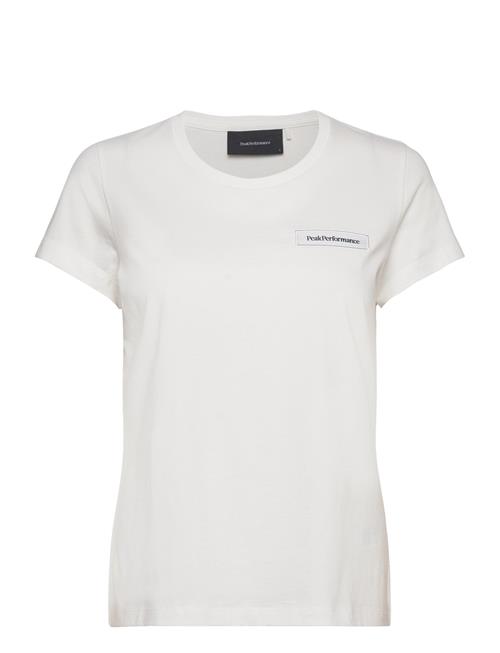 Se Peak Performance W Logo Tee Peak Performance White ved Booztlet