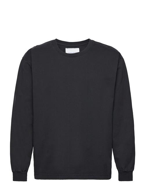 Se Garment Project Heavy L/S Tee - Black Garment Project Black ved Booztlet