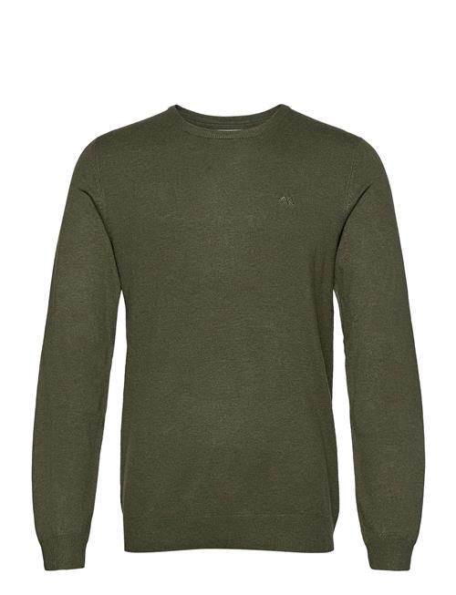 Ecovero L/S O-Neck Knit Lindbergh Khaki