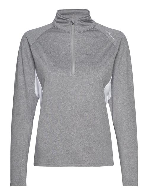 Lds Pines Halfzip Fleece Abacus Grey