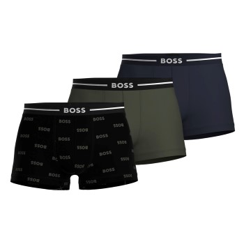 BOSS 3P Bold Design Trunk Flerfarvet bomuld Large Herre