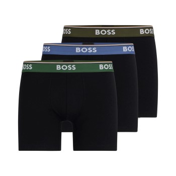 BOSS 3P Power Boxer Brief Flerfarvet bomuld Small Herre