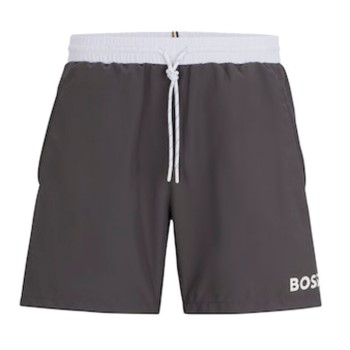 BOSS Badebukser Starfish Swim Shorts Grå polyester Large Herre