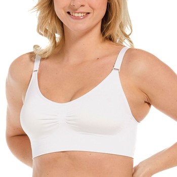 Magic Bh Comfort Spagetti Bra Hvid polyamid Medium Dame