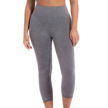 Se Magic Lounge Cropped Legging Grå polyamid Large Dame ved Timarco