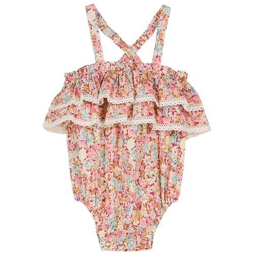 Louise Misha Kumal Romper Pink Sweet Pastel | Lyserød | 3 months