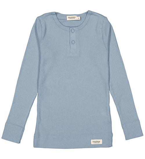 Se MarMar Bluse - Modal - Rib - Storm Cloud ved KidsWorld