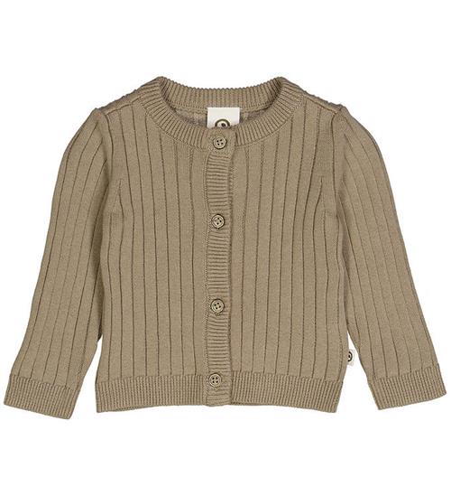 Se MÃ¼sli Cardigan - Strik Rib - Cashew ved KidsWorld