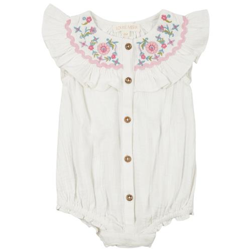 Se Louise Misha Jade Romper Hvid | Hvid | 12 months ved Babyshop