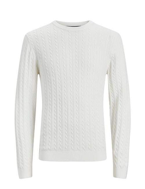 Se Jack & Jones Jjcarlson Knit Crew Neck Jack & J S White ved Booztlet