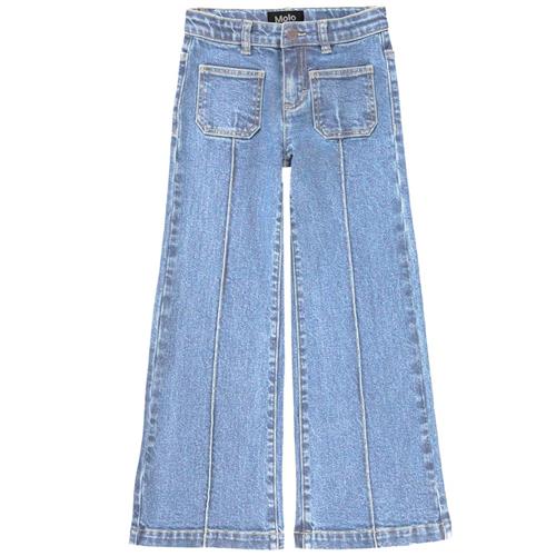 Se Molo Adina Jeans Light Blue Denim | Blå | 152 cm ved Babyshop