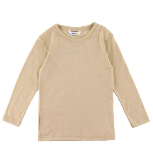 Se Joha Bluse - Uld/Silke - Beige ved KidsWorld