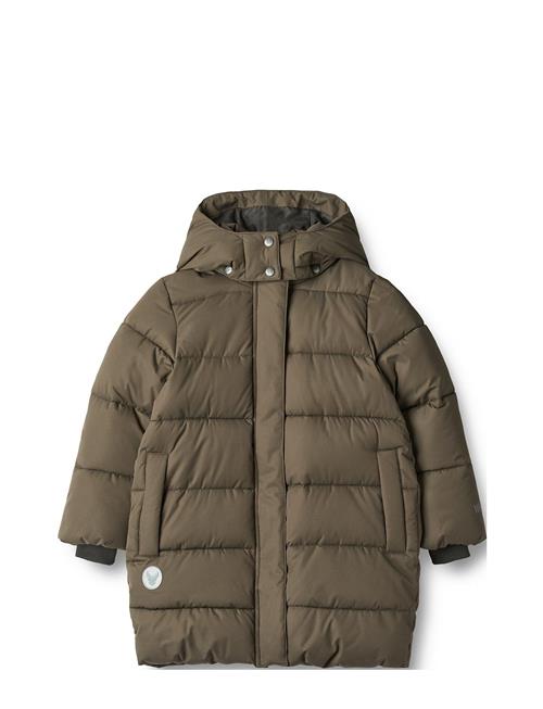 Se Wheat Puffer Coat Yrsa Wheat Khaki ved Booztlet