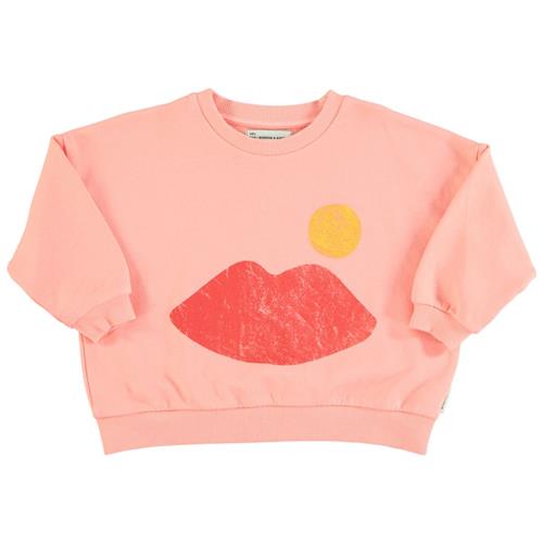 Se Piupiuchick Sweatshirt Med Tryk Koralrød | Lyserød | 18 months ved Babyshop