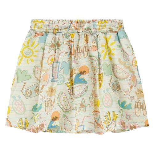 Stella McCartney Kids Mønstret Nederdel Cremefarvet 4 Y  Creme  4 år  kvinde