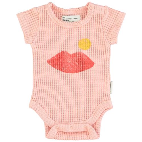 Se Piupiuchick Babybody Med Tryk Lyserød | Lyserød | 12 months ved Babyshop