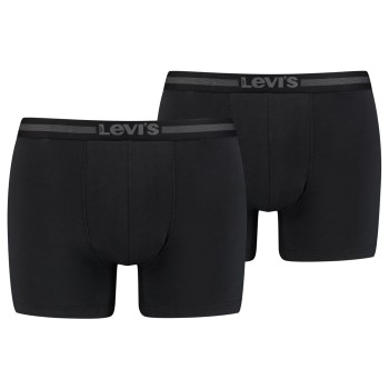 Levis 2P Tencel Boxer Brief Sort lyocell Small Herre