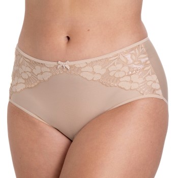 Miss Mary of Sweden Miss Mary Jacquard and Lace Panty Trusser Beige 40 Dame