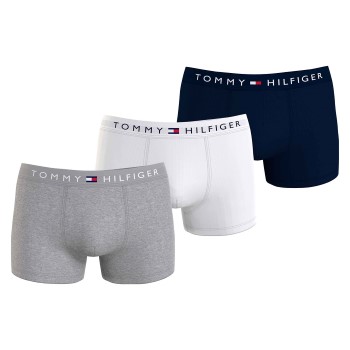 Tommy Hilfiger 3P Original Trunks Hvid/Grå bomuld Medium Herre