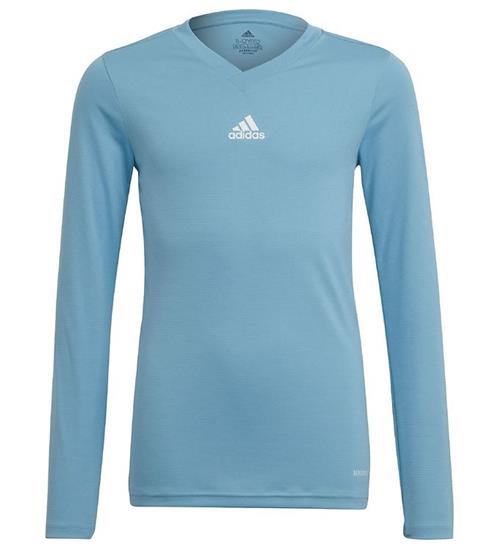 Se adidas Performance Bluse - Team Base - BlÃ¥ ved KidsWorld