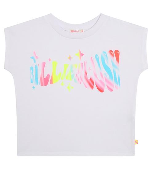 Se Billieblush Billieblush T-shirt - Cropped - Hvid ved KidsWorld