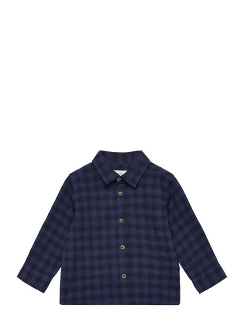 Mango Regular-Fit Check Shirt Mango Navy