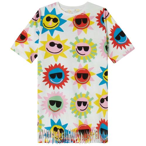 Stella McCartney Kids Mønstret T-shirt Kjole Hvid | Hvid | 5 years