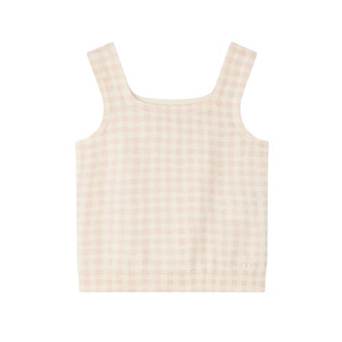 Bonpoint Fabelin Gingham Tanktop Lyserød | Lyserød | 8 years