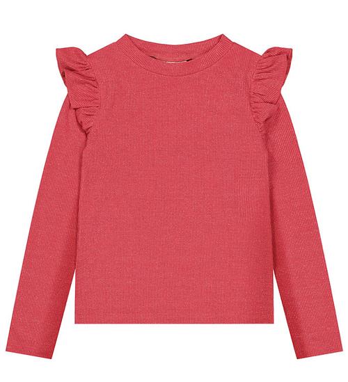 Se The New Bluse - Rib - TnFarah - Geranium m. Glimmer ved KidsWorld