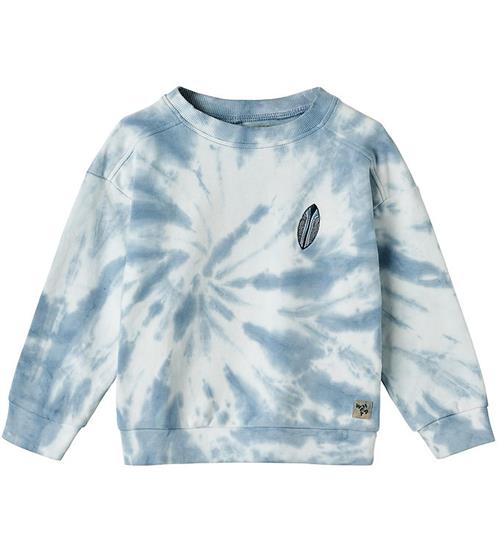 Se Wheat Wheat Sweatshirt - Peder - Multi Blue ved KidsWorld