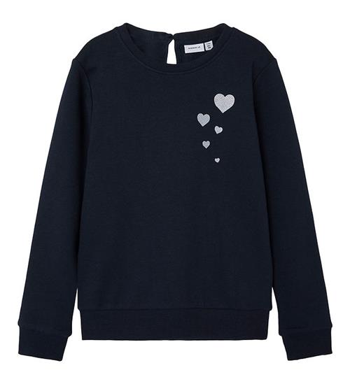 Se Name It Name It Sweatshirt - NkfTessa - Dark Sapphire ved KidsWorld