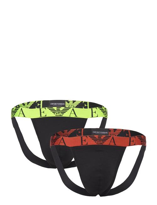 Emporio Armani Men's Knit 2-Pack Jockstrap Emporio Armani Black