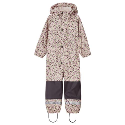 Se Kuling Douglas Genanvendt Foret Regndragt Spring Flower | Lyserød | 98/104 cm ved Babyshop