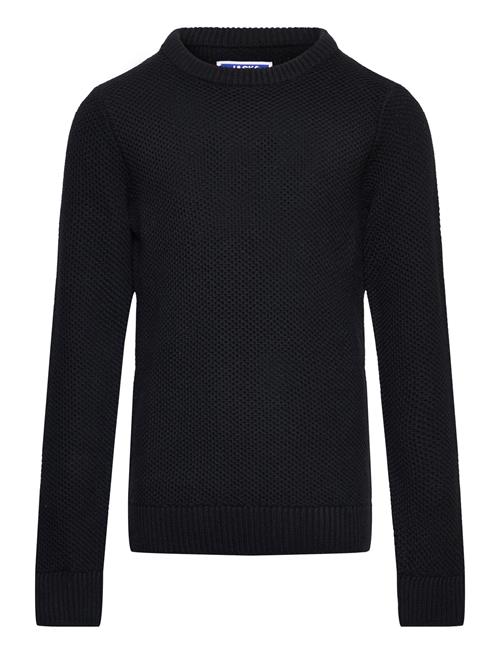 Se Jack & Jones Jorbrody Knit Crew Neck Bf Jnr Jack & J S Black ved Booztlet