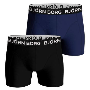 Björn Borg Bjorn Borg Bamboo Cotton Blend Boxer 2P Sort/Blå Small Herre