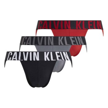 Calvin Klein 3P Intense Power Cotton Jock Strap Flerfarvet bomuld Medium Herre