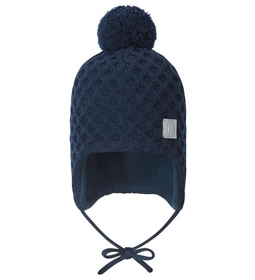 Se Reima Hue m. Fleece - Uld/Polyester - Nunavut - Navy ved KidsWorld