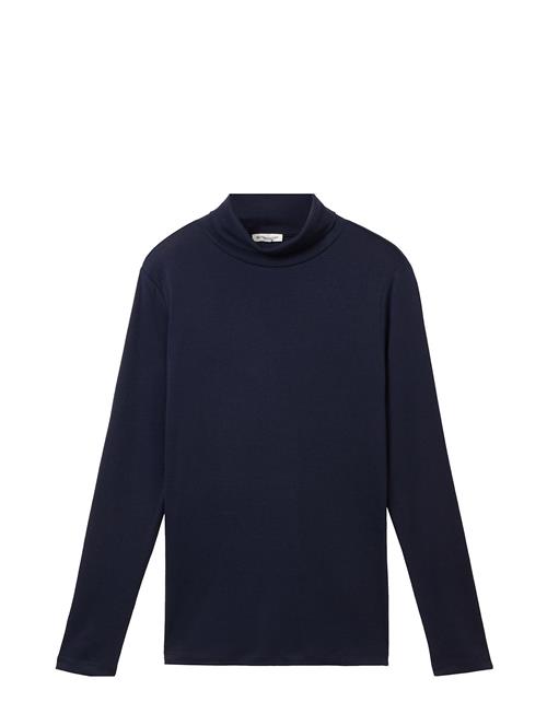 Se Tom Tailor T-Shirt Rollneck Tom Tailor Navy ved Booztlet