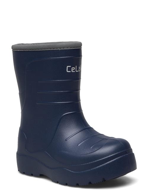 CeLaVi Thermal Wellies - Embossed CeLaVi Blue