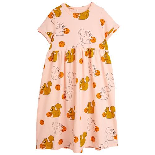 Se Mini Rodini GOTS Squirrels Kjole Lyserød | Lyserød | 80/86 cm ved Babyshop