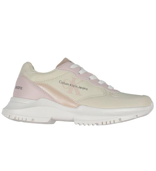 Calvin Klein Calvin Klein Sko - Low Cut Lace-Up - Beige/Pink/Powder Pink