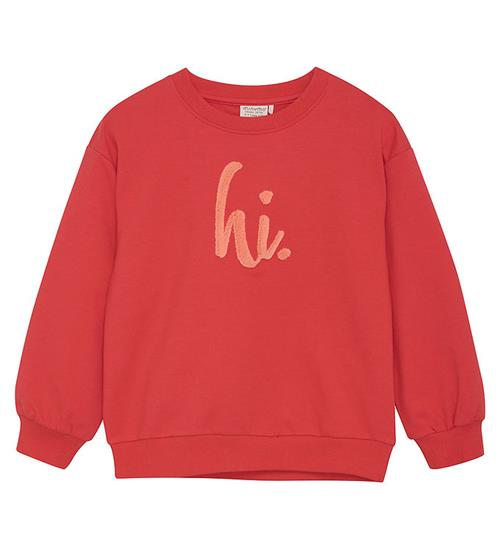 Se Minymo Minymo Sweatshirt - Tomato Puree ved KidsWorld