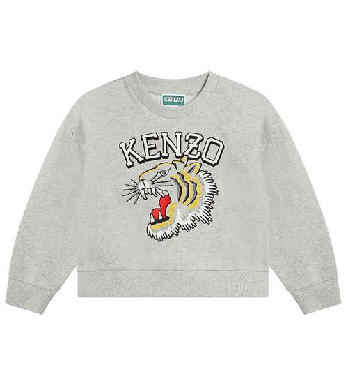 Kenzo Kenzo Sweatshirt - GrÃ¥meleret m. Tiger