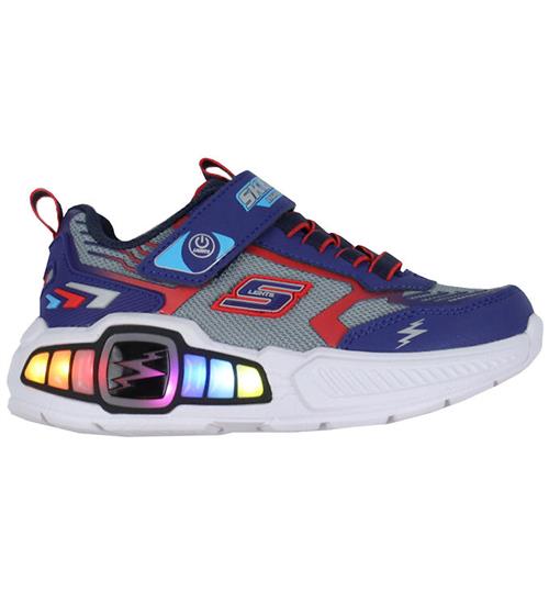 Se Skechers Skechers Sko m. Lys - Light Storm 3 - Navy/RÃ¸d ved KidsWorld