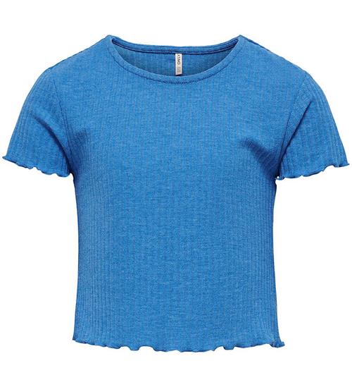 Kids Only Kids Only T-shirt - KogNella - Rib - Noos - French Blue