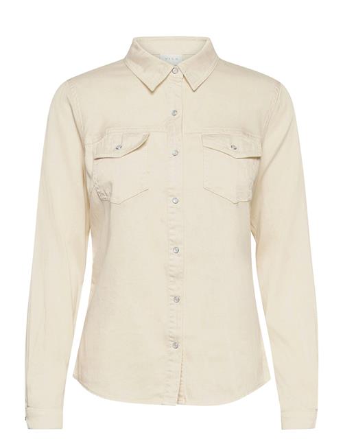 Vibista Denim Shirt-Noos Vila Cream