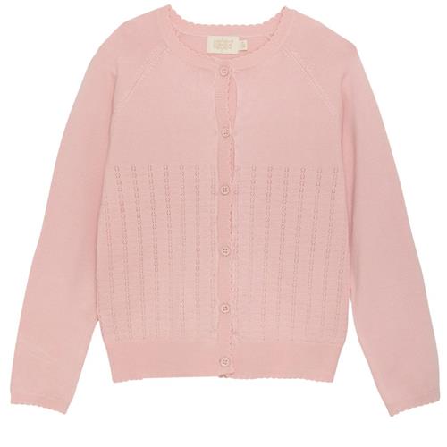 Creamie Cardigan I Pointelle Peachskin 98 cm  Lyserød  98 cm  kvinde